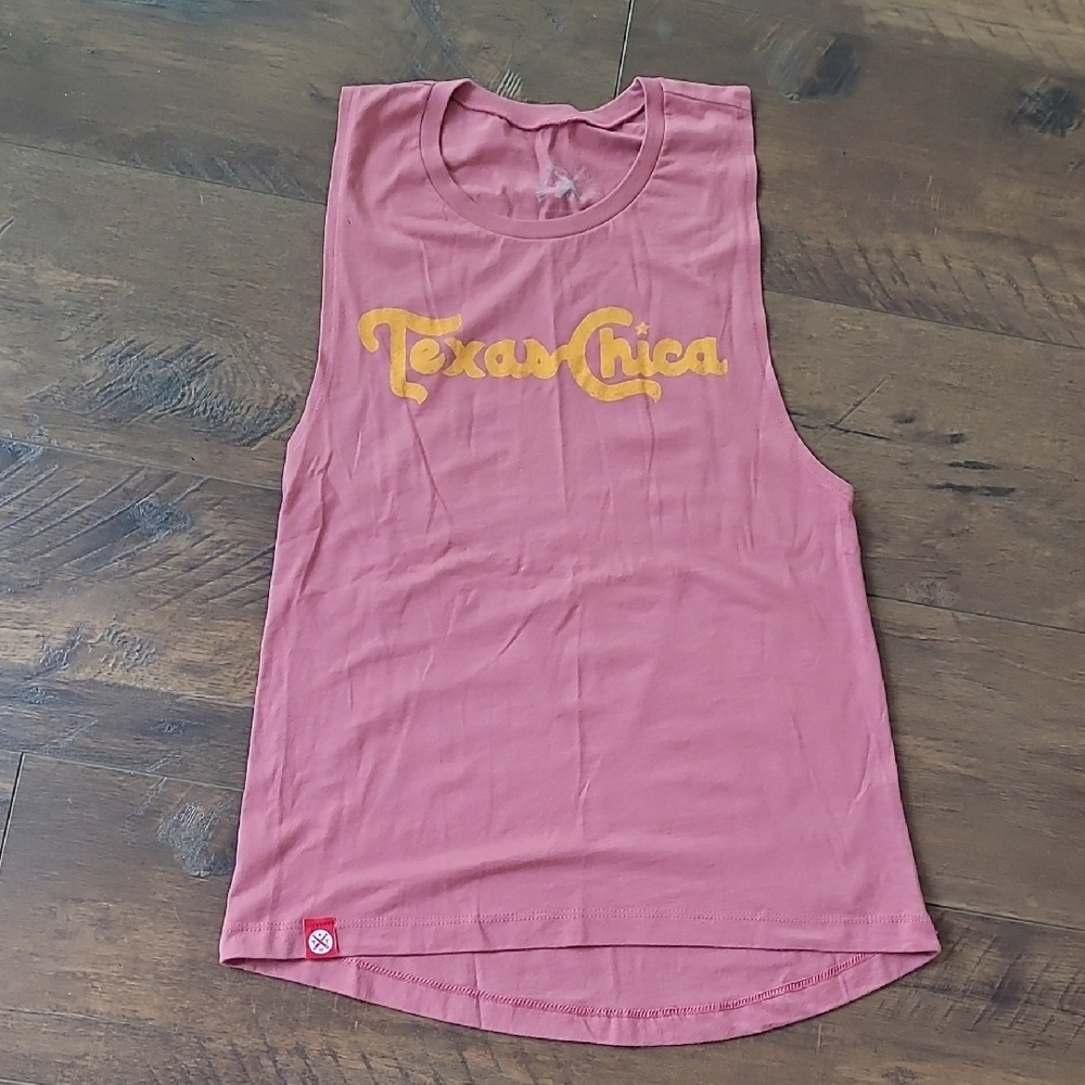 Texas Chica Pink Sleeveless Top